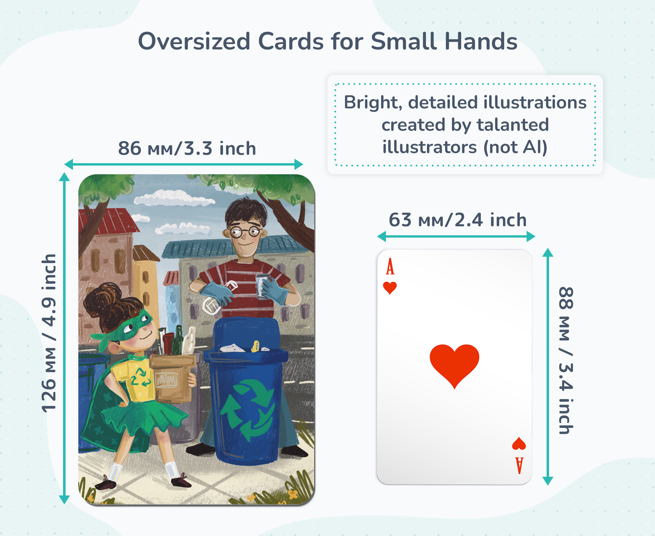 Parent and child playing Emotionarium